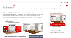 Desktop Screenshot of dein-messestand.com